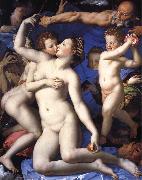 Agnolo Bronzino An Allegory with Venus and Cupid Spain oil painting artist